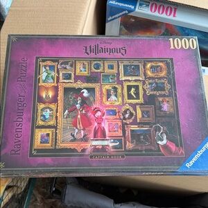 Ravensburger Disney Villainous Puzzle - Captain Hook in Purple and Gold